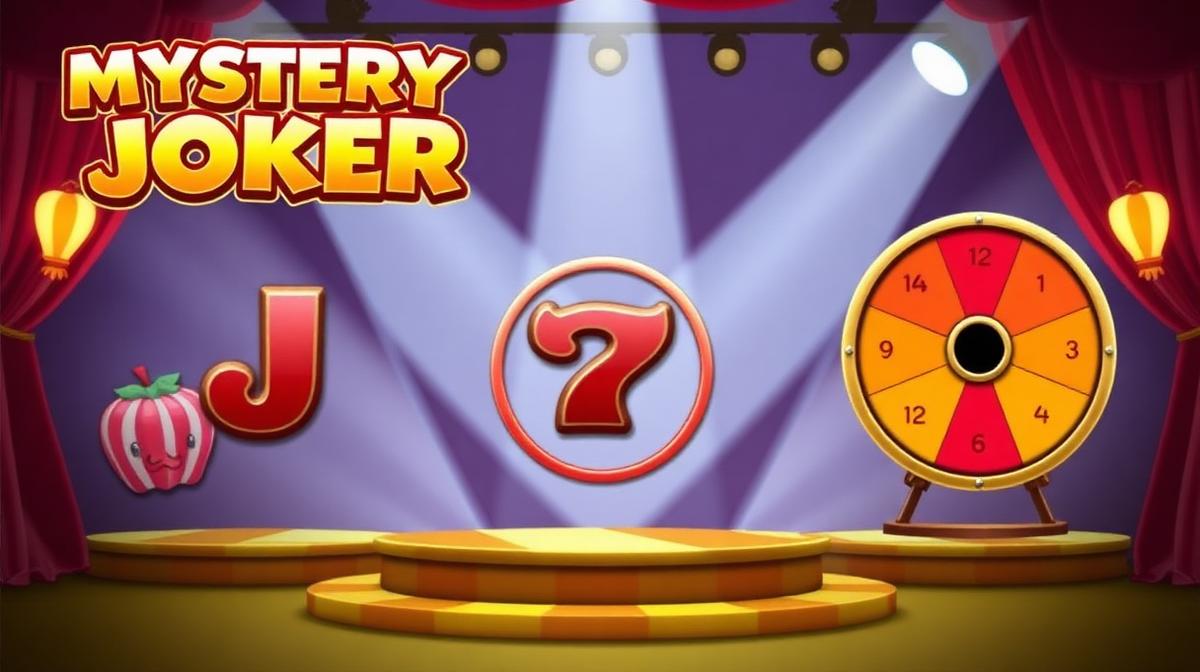 Mystery Joker classic 3-reel gameplay with fruit symbols and mystery bonus wheel